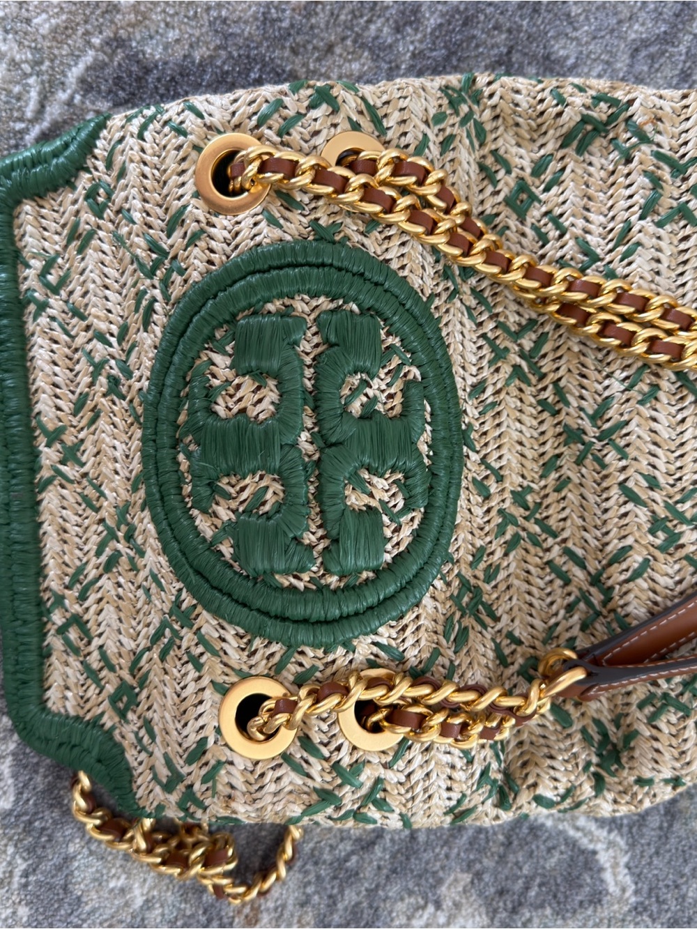 Tory burch Fleming soft straw covertible shoulder bag - Picture 11 of 11